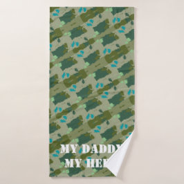 Toalha De Banho Diverse green colors background