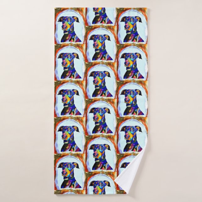 Toalha De Banho Doberman Love Bath Towel (Toalha de Banho)
