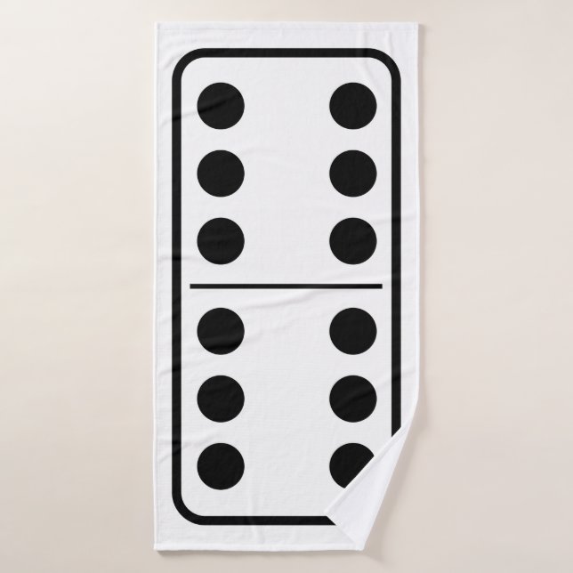 Toalha De Banho Domino 6 (Toalha de Banho)