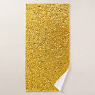 Toalha De Banho Dourado ou folha de fundo e textureabstrato