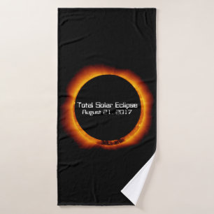 Toalha De Banho Eclipse Solar Total 2017