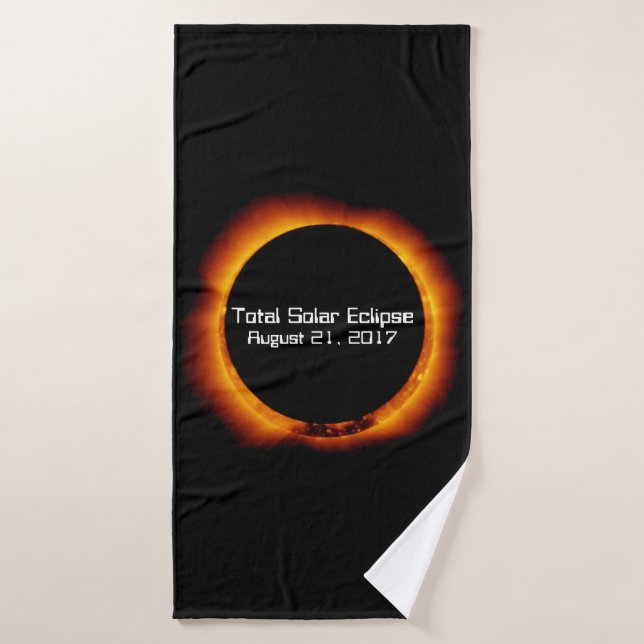 Toalha De Banho Eclipse Solar Total 2017 (Toalha de Banho)