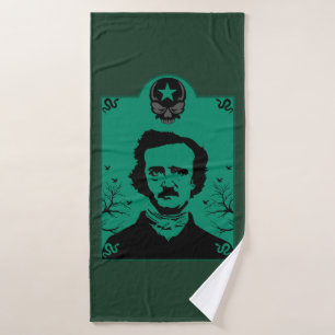 Toalha De Banho Edgar Allan Poe Art Gift