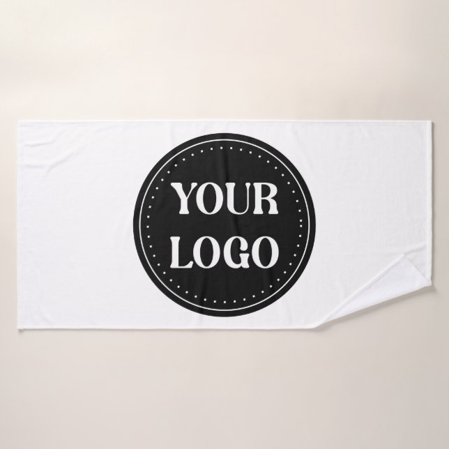 Toalha De Banho elegante, moderno, refinado e editável. (Toalha de Banho)