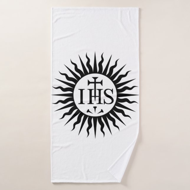 Toalha De Banho Emblema da Sociedade de Jesus (Toalha de Banho)