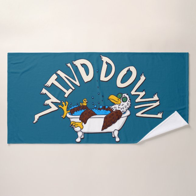 Toalha De Banho Encontra a Águia Abaixo (Toalha de Banho)