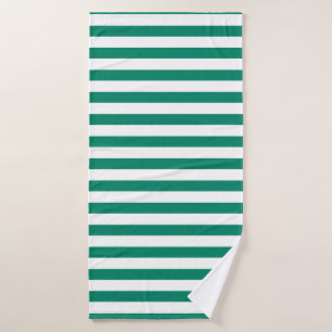 Toalha De Banho Escuro Verde Azul Esmeralda - Greve de Cor Verão