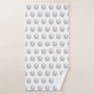 Toalha De Banho Espelho de Golf branco