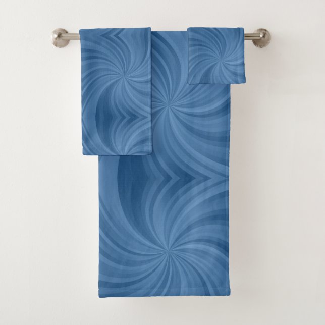 toalha de banho espiral azul (Insitu)