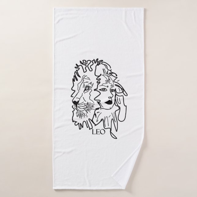 Toalha De Banho Eu sou LEO (Toalha de Banho)