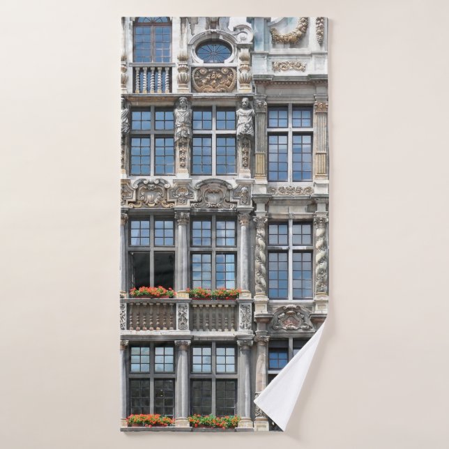 Toalha De Banho Fechamento das janelas de guilhotinas famosas em G (Toalha de Banho)