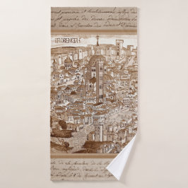 Toalha De Banho Florencia Sepia 1493