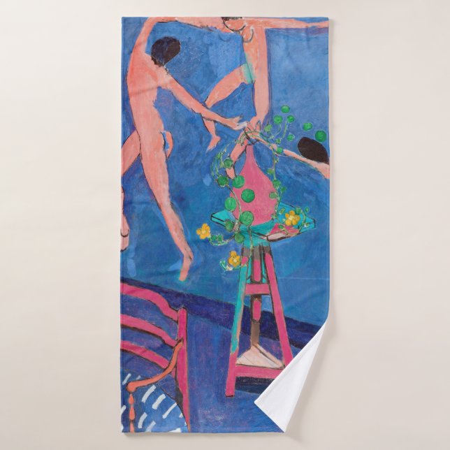 Toalha De Banho Flores de Nasturtium no Atelier, Matisse (Toalha de Banho)