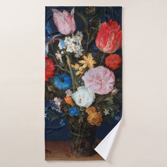 Toalha De Banho Flores no Vaso, Jan Brueghel, o Velho (Toalha de Banho)