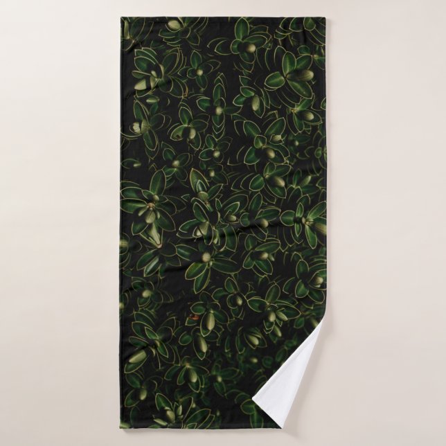 Toalha De Banho Folha verde (Toalha de Banho)