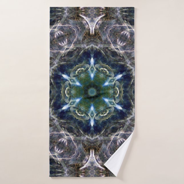 Toalha De Banho Folk Mandala Bath Towel Set (Toalha de Banho)