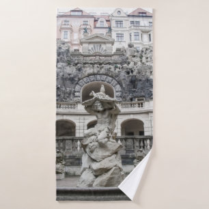 Toalha De Banho Fonte com estátua de Netuno em Praga