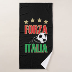 Toalha De Banho Forza Italia Itália Futebol