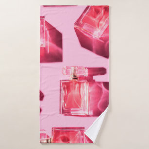 Toalha De Banho Frascos de padrão de perfume feminino
