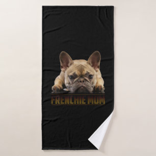 Toalha De Banho frenchie mãe presente de mãe de buldogue franc
