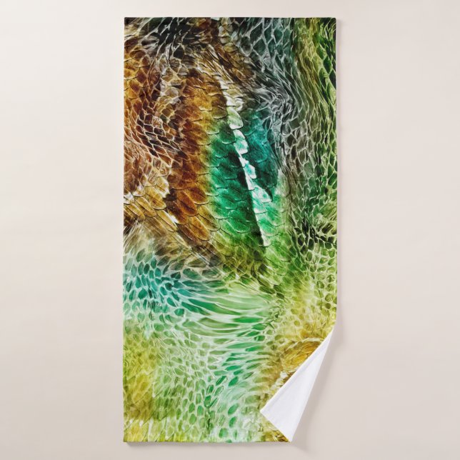 Toalha De Banho fundo de cobra (Toalha de Banho)