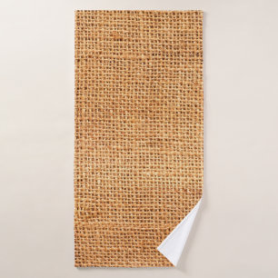 Toalha De Banho Fundo do pano castanho de burlap ou pano de saco
