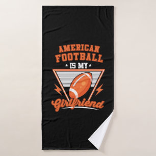 Toalha De Banho Futebol Americano é meu Namorada