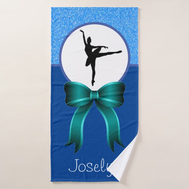 Toalha De Banho Garotas Dançam Brilho e Arco (Toalha de Banho)