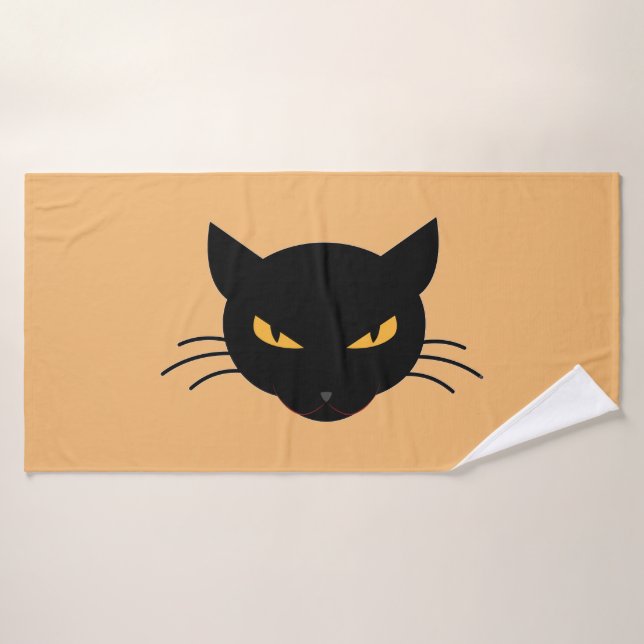 Toalha De Banho Gatinho mau (Toalha de Banho)