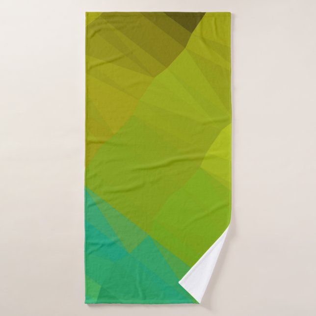 Toalha De Banho Geometric design. Colorful gradient background. Ge (Toalha de Banho)