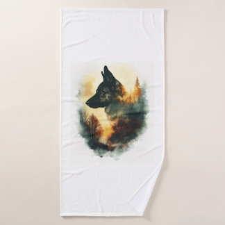 Toalha De Banho German shepherd como Guias Fantasmas