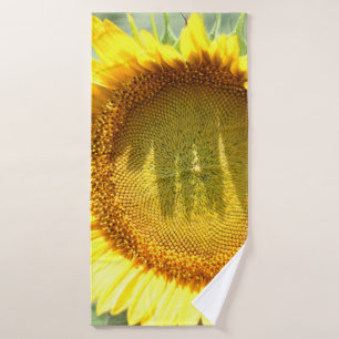 Toalha De Banho Girassol amarelo