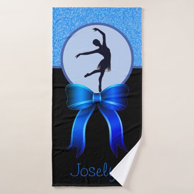 Toalha De Banho Girls Dance Glitter e Arco Bath Towel (Toalha de Banho)