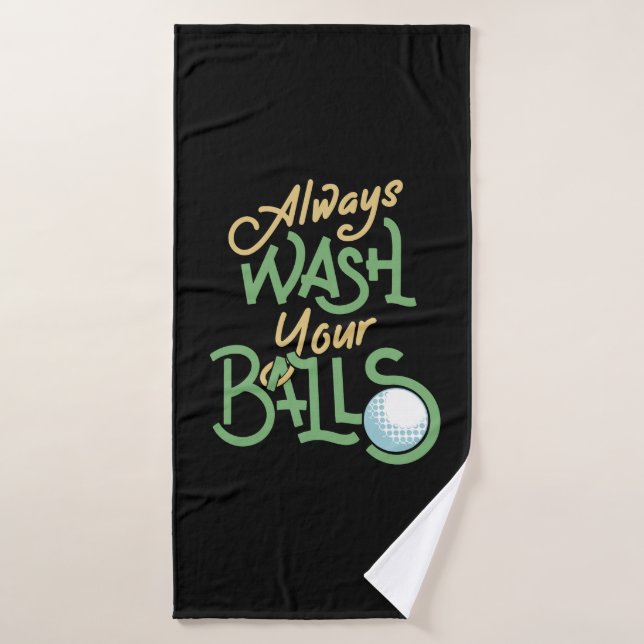 Toalha De Banho Golf Golfer Golfball Gift Gift (Toalha de Banho)