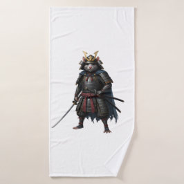 Toalha De Banho guerreiro Samurai Rat