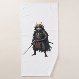 Toalha De Banho guerreiro Samurai Rat