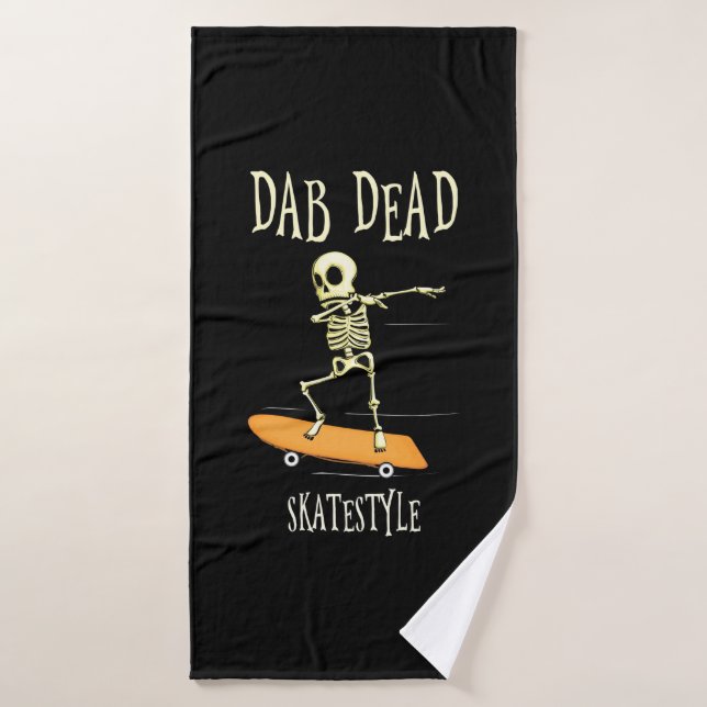 Toalha De Banho Halloween Dabbing Skatstyle (Toalha de Banho)