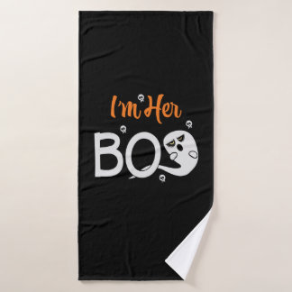 Toalha De Banho Halloween Eu Sou Seu Boos Aniversário