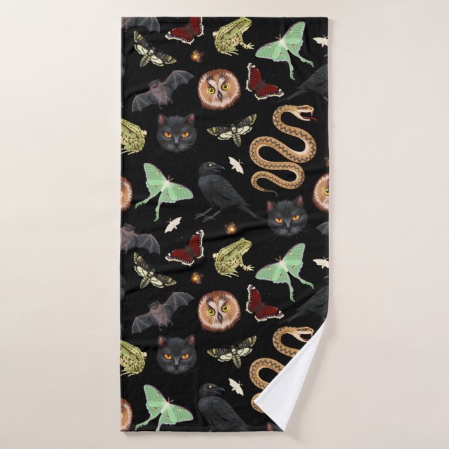 Toalha De Banho Halloween - Funny Bathroom Towels  (Toalha de Banho)