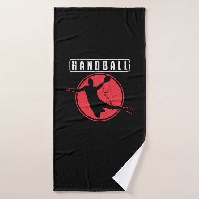 Toalha De Banho Handball Wurf und Tor (Toalha de Banho)