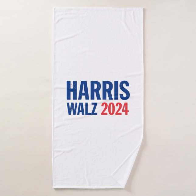 Toalha De Banho Harris Walz 2024 (Toalha de Banho)