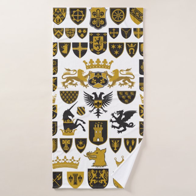 Toalha De Banho HERALDRY Crestes e Símbolos (Toalha de Banho)