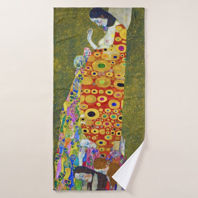 Toalha De Banho Hope, Gustav Klimt (Toalha de Banho)