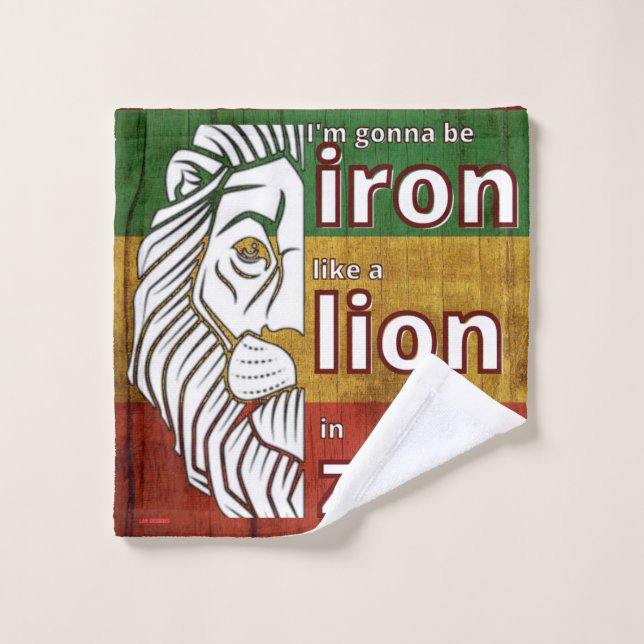 toalha de banho "IRON LION" (Pano de lavar)