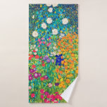 Toalha De Banho Jardim Flor, Gustav Klimt<br><div class="desc">Gustav Klimt (14 de julho de 1862 - 6 de fevereiro de 1918) era um pintor simbólico austríaco e um dos membros mais destacados do movimento Viena Secessão. Klimt é notado por suas pinturas, murais, esboços, e outros objetos de arte. Além de suas obras figurativas, que incluem alegorias e retratos,...</div>