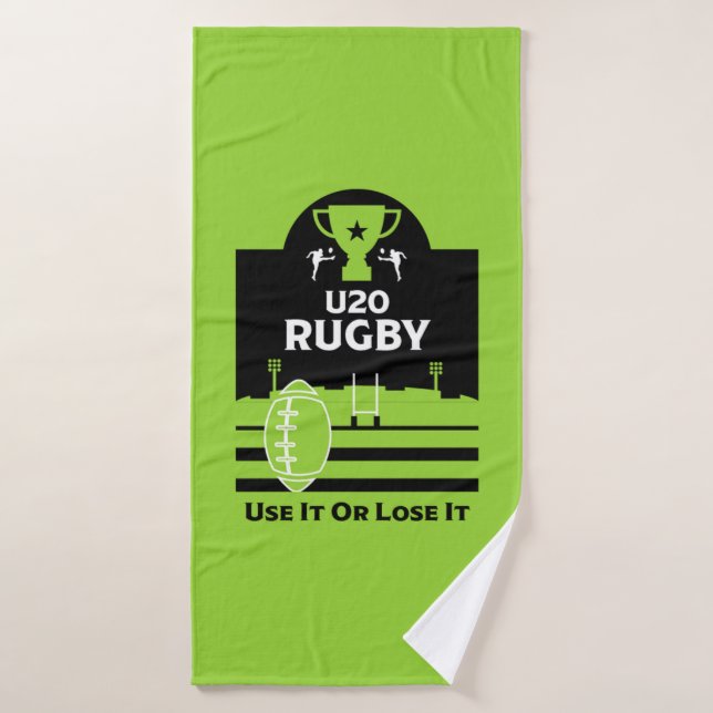 Toalha De Banho Jogadores Júnior de Rugby com menos de 20 anos (Toalha de Banho)