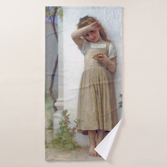 Toalha De Banho Little Girl, Bouguereau (Toalha de Banho)