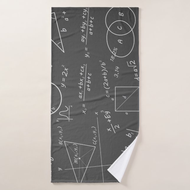 Toalha De Banho Loja de matemática inteligente (Toalha de Banho)