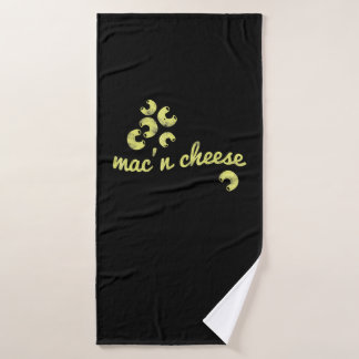 Toalha De Banho Mac n | presente de humor de chef divertido