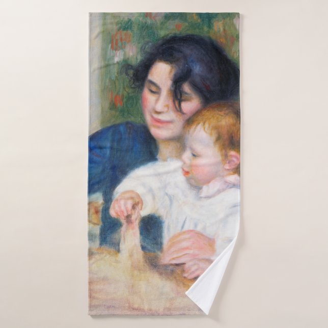 Toalha De Banho Mãe e Filho, Renoir (Toalha de Banho)